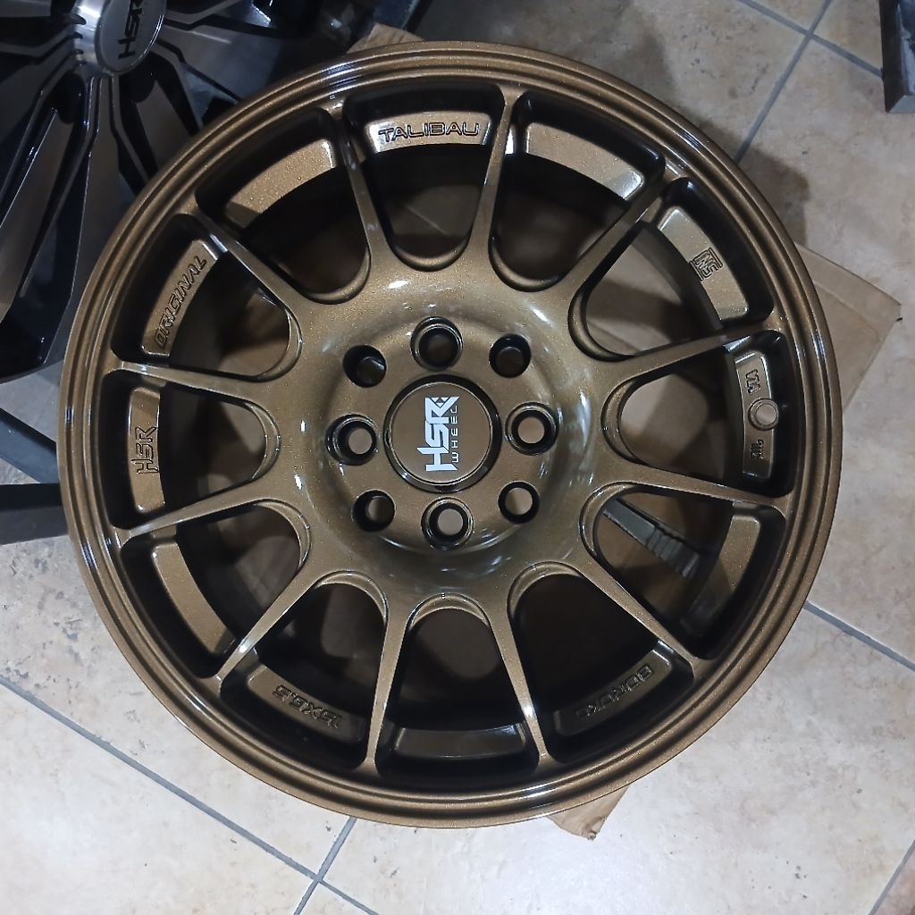 Velg Mobil hsr ring 15 Tipe Talibau Glossy Bronze Semi Rally