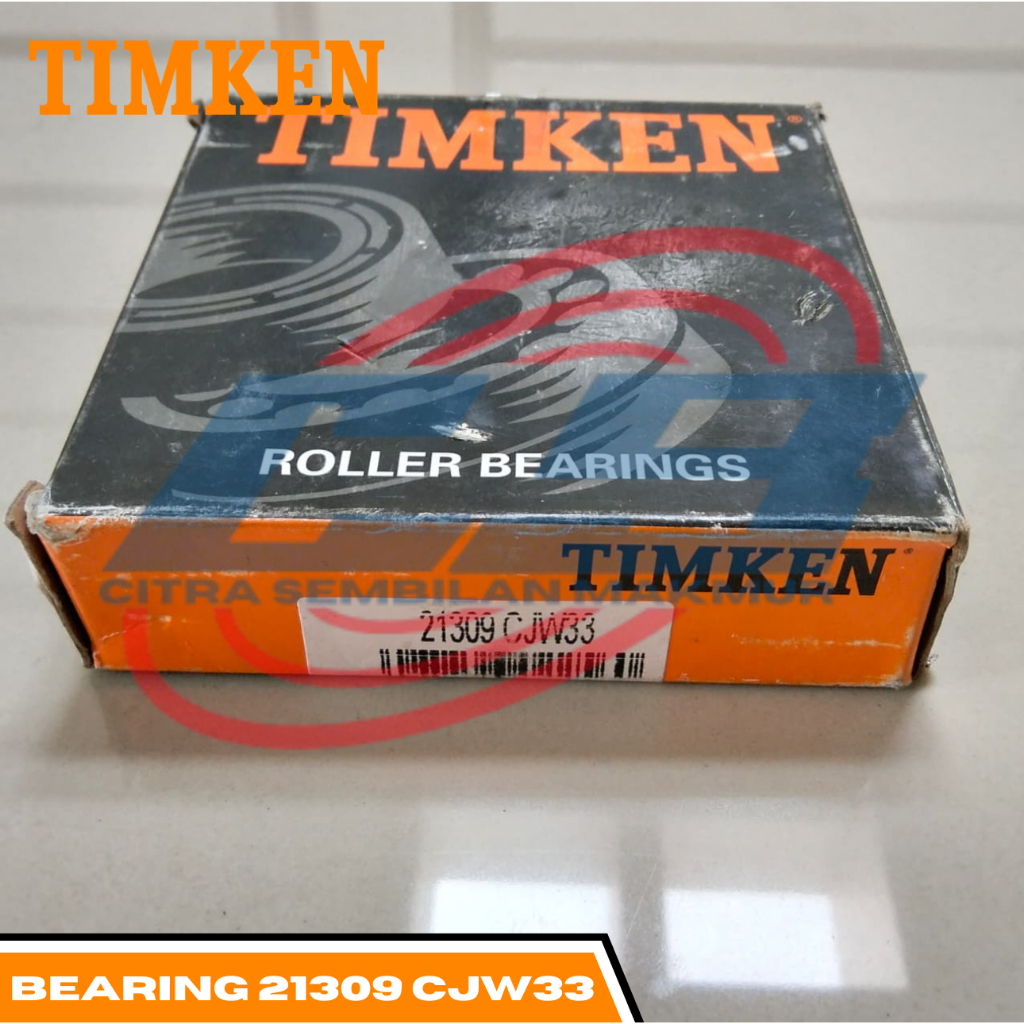 TIMKEN SPHERICAL ROLLER BEARING 21309 CJW33 ROLLER BEARING MERK TIMKEN ORIGINAL BERKUALITAS
