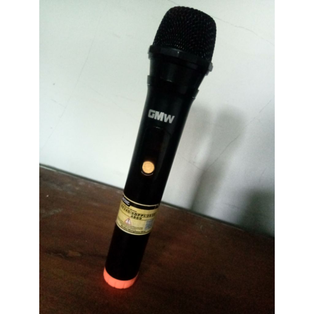 mic wireless gmc gmw versi c version c v-c NYALA TAPI BELUM DITES KE SPEAKER bawaan speaker gmc gmw 