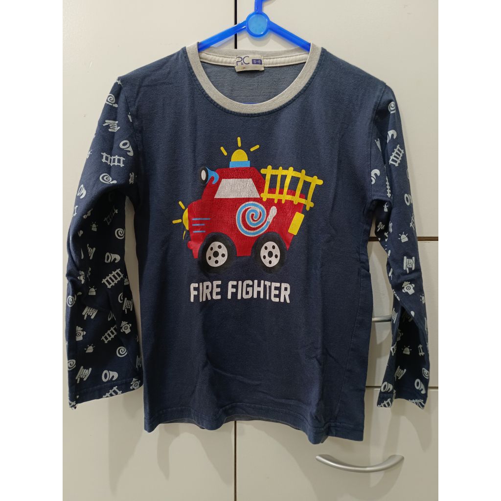 Preloved baju tidur anak laki navy