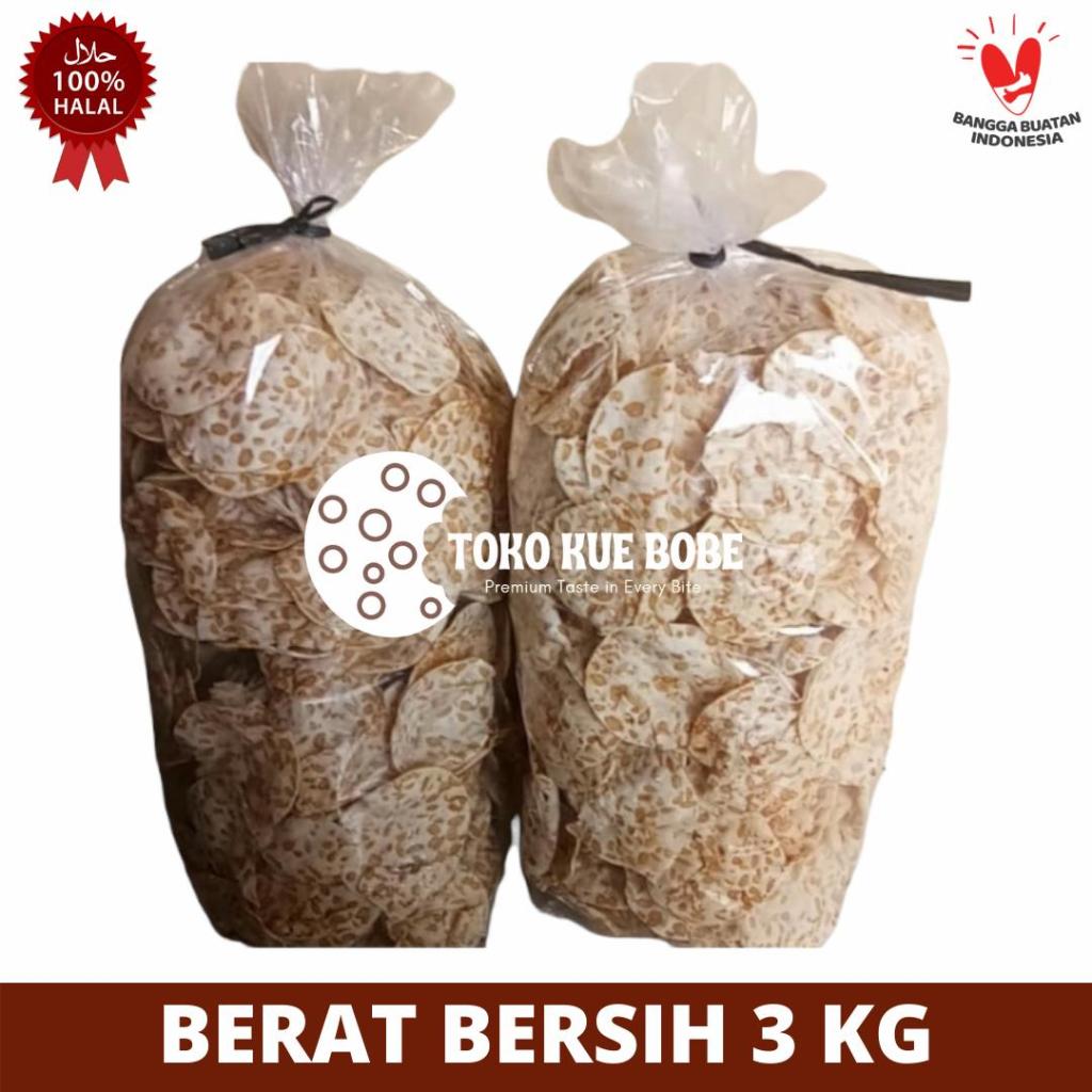 KERIPIK TEMPE SAGU 1 BAL BERAT BERSIH 3 KG