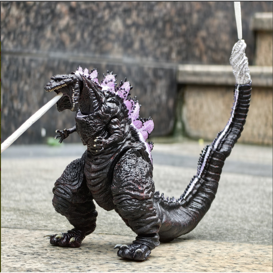 New NECA Shin Godzilla Atomic Blast 2016 6" Action Figure 12" Head Tail Movie Purple