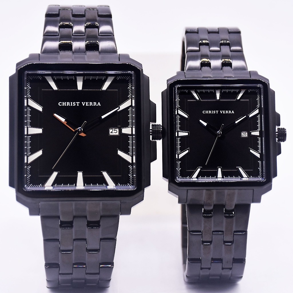 Christ Verra CV-12083 Jam Tangan Original Couple