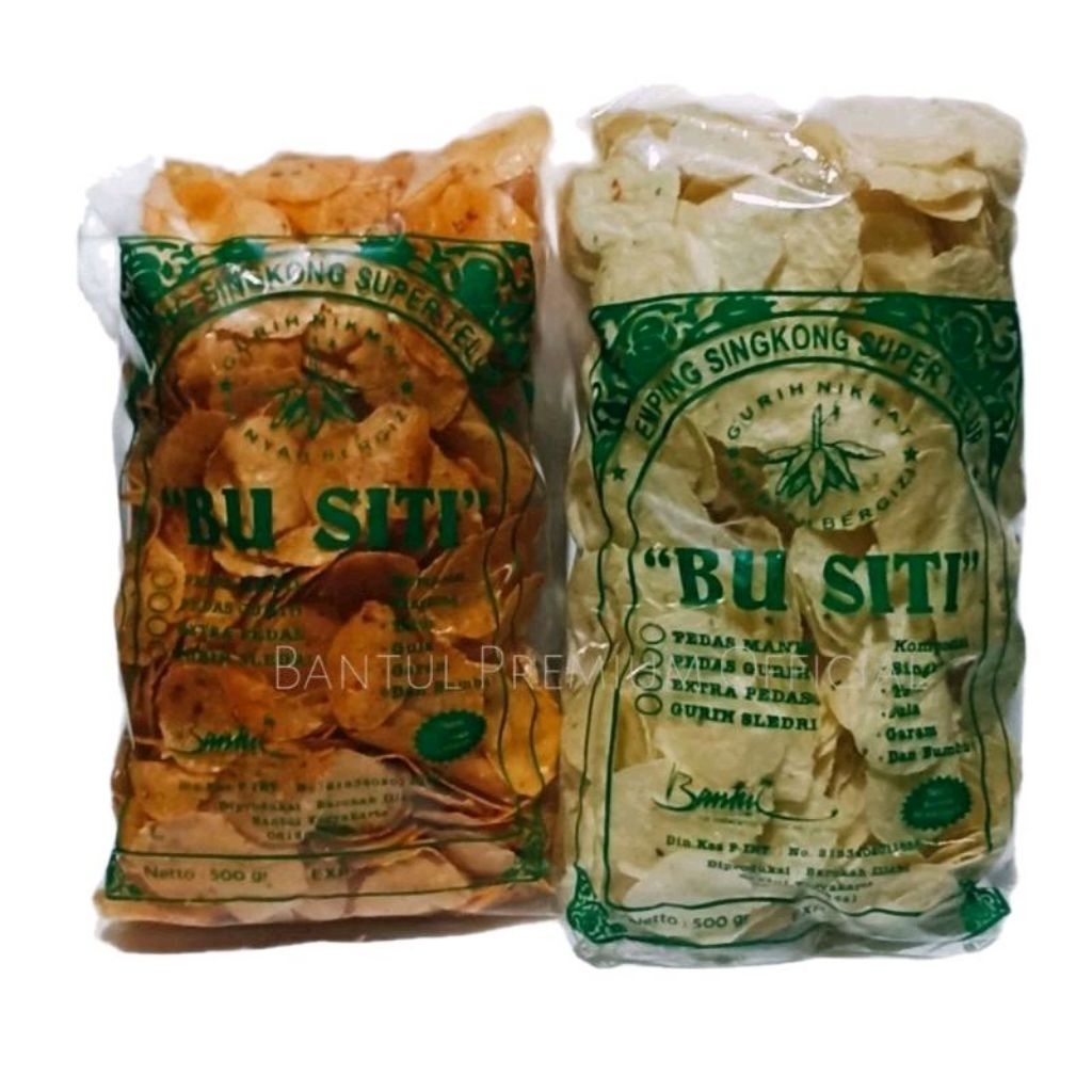 EMPING SINGKONG SUPER TELUR BU SITI NETTO 500 GR murah