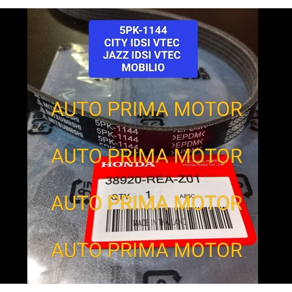 FAN VAN V BELT TALI KIPAS BELTING 5PK1144 JAZZ CITY IDSI VTEC MOBILIO 5PK-1144