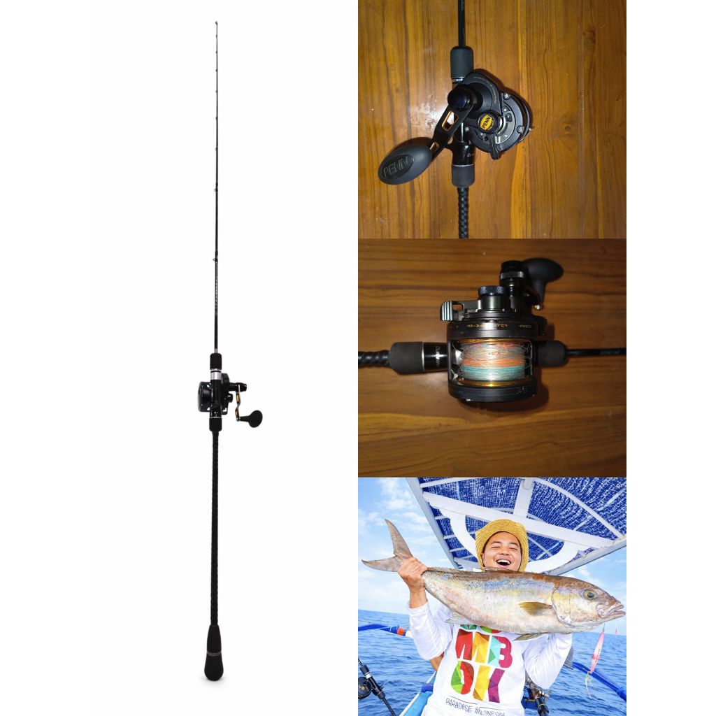 Set Joran Duraking & Reel Pancing PENN Fathom 15XNLD2LH OH second berkualitas