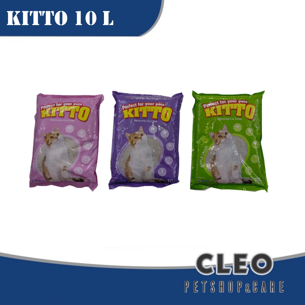 Pasir Kucing Gumpal Wangi Kitto 10 Litter Cat Sands