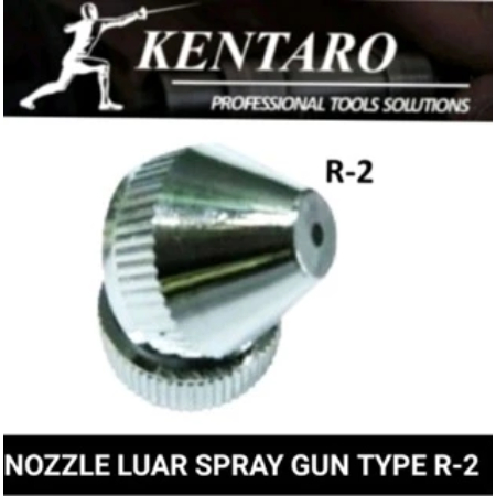 NOZZLE SPRAY GUN LUAR +RING TYPE R-2 KENTARO JAPAN QUALITY