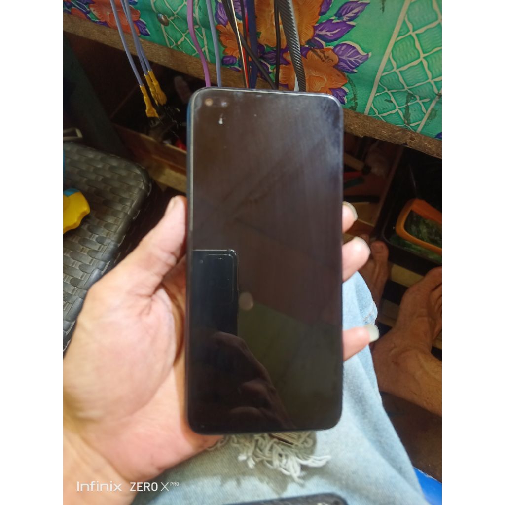 Lcd Realme x3 superzoom original cabutan