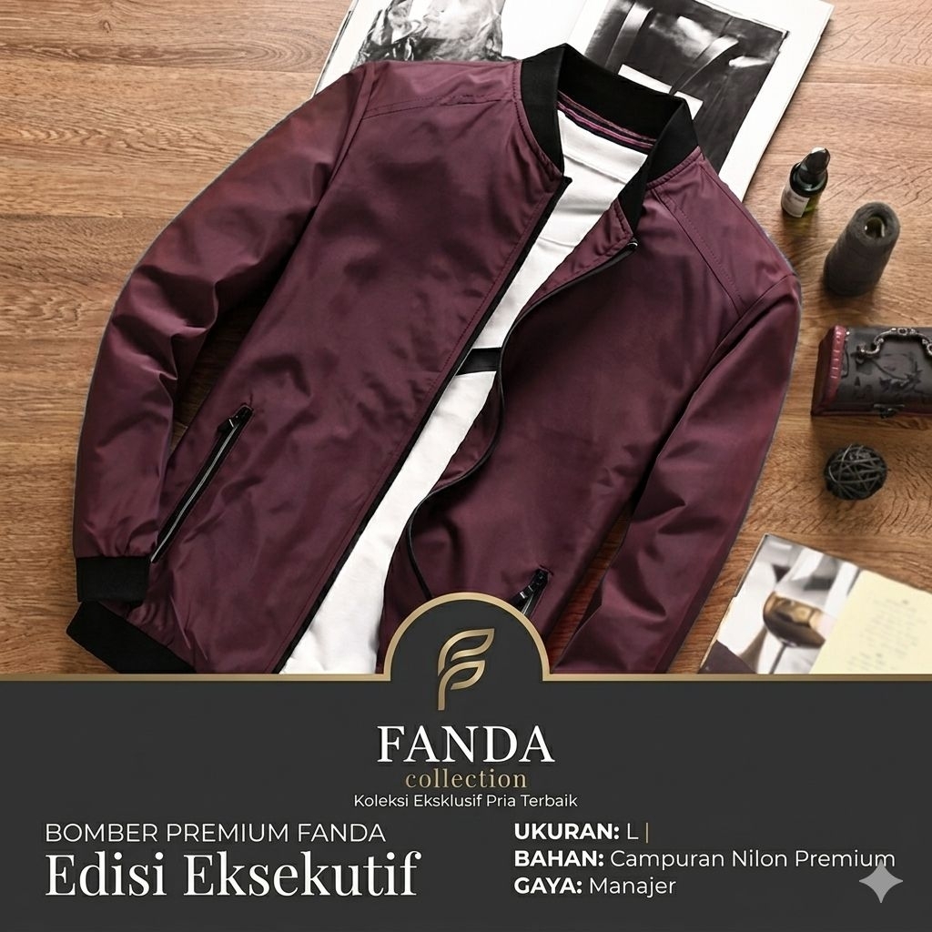 01 Bomber resleting waterproof jaket_FANDA