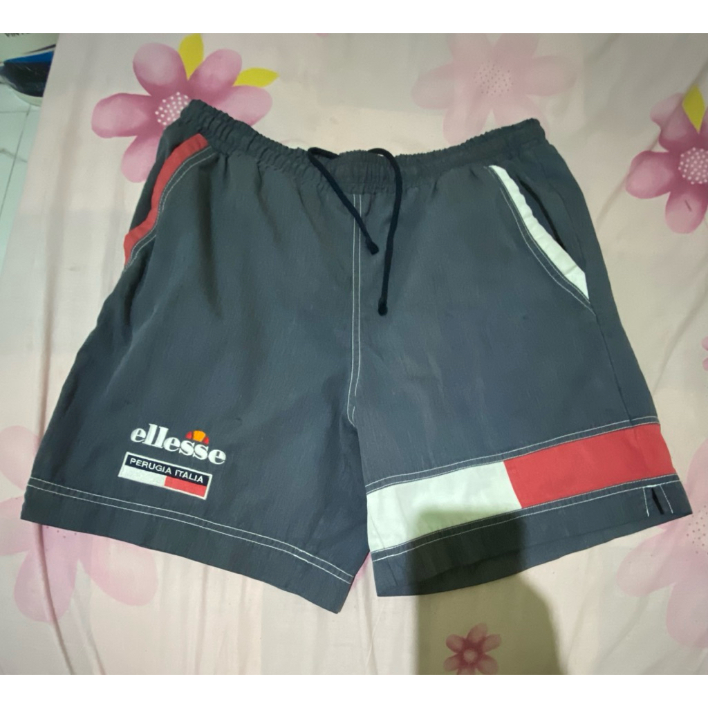 celana pendek short pants ellesse bordir