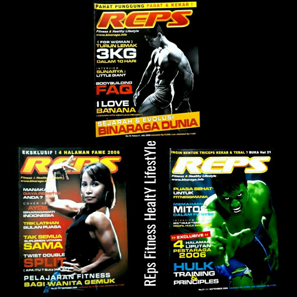 majalah fitnes kesehatan gaya hidup sehat REPS