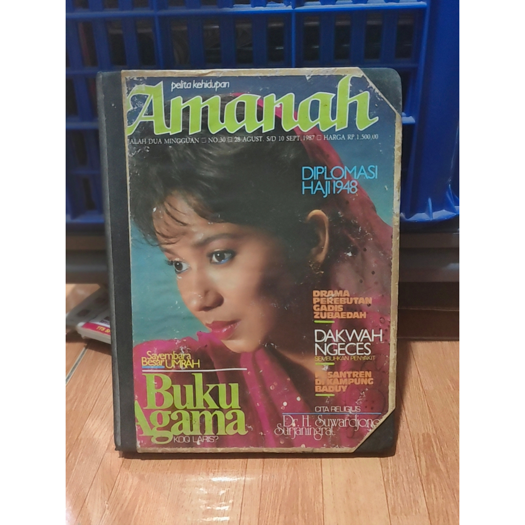 BUNDEL MAJALAH AMANAH TAHUN 1987 DIPLOMASI HAJI 1948 NOMOR 26 SD 30