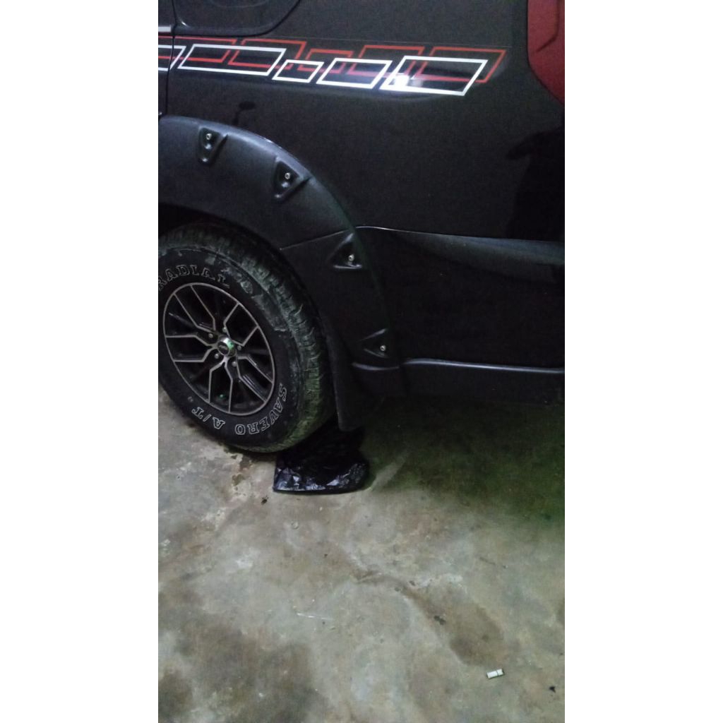 Over fender Nissan Xtrail T31 model baut L variasi monster