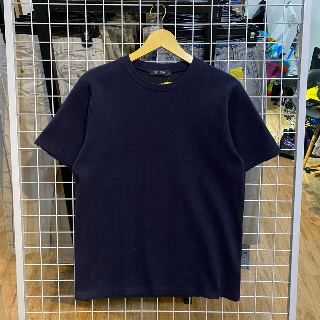 Nano Universe Basic Navy Tee