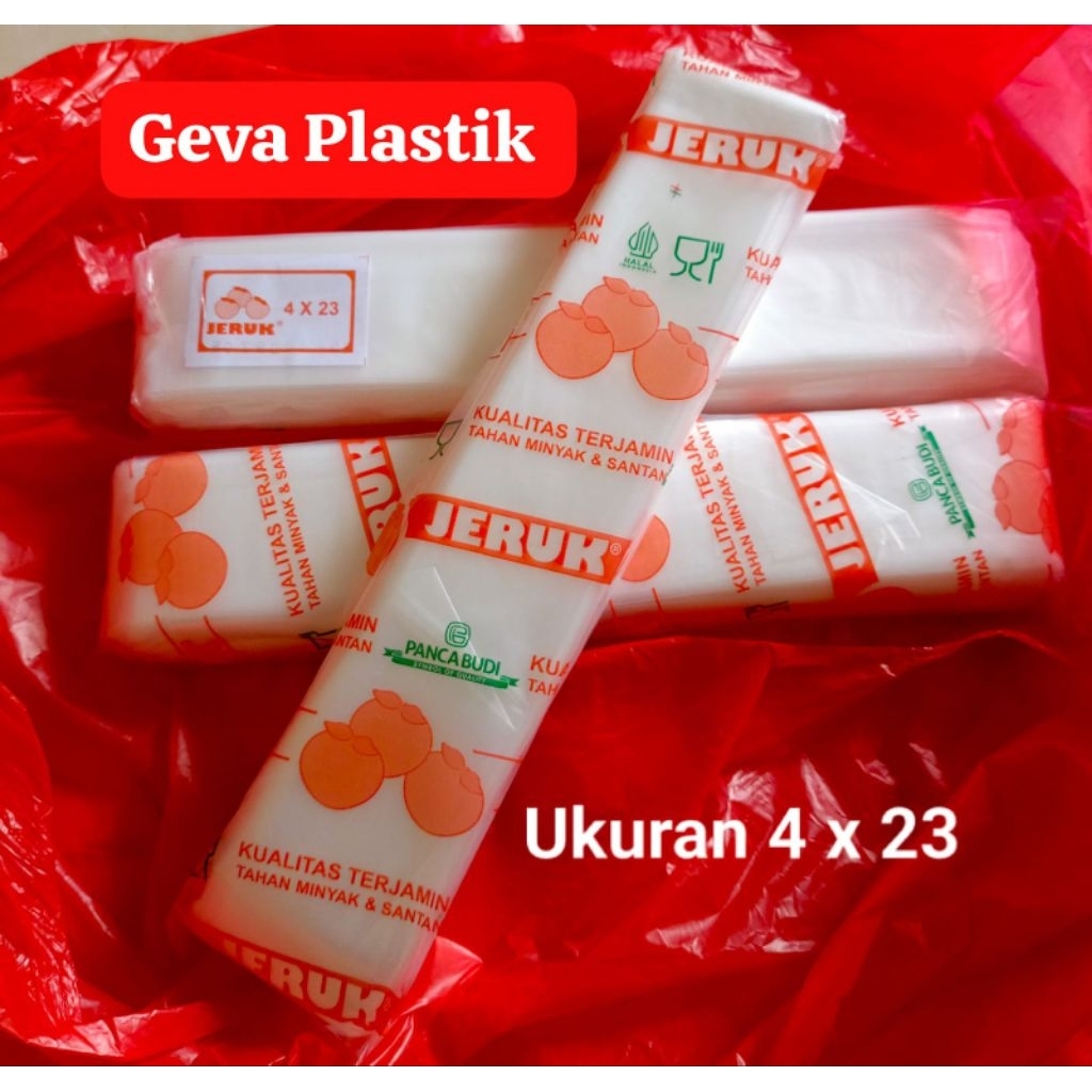 ( 1 Bks) PLASTIK BENING 4X23 PLASTIK BENING MERK JERUK 4X23 PLASTIK ES BENING 4X23