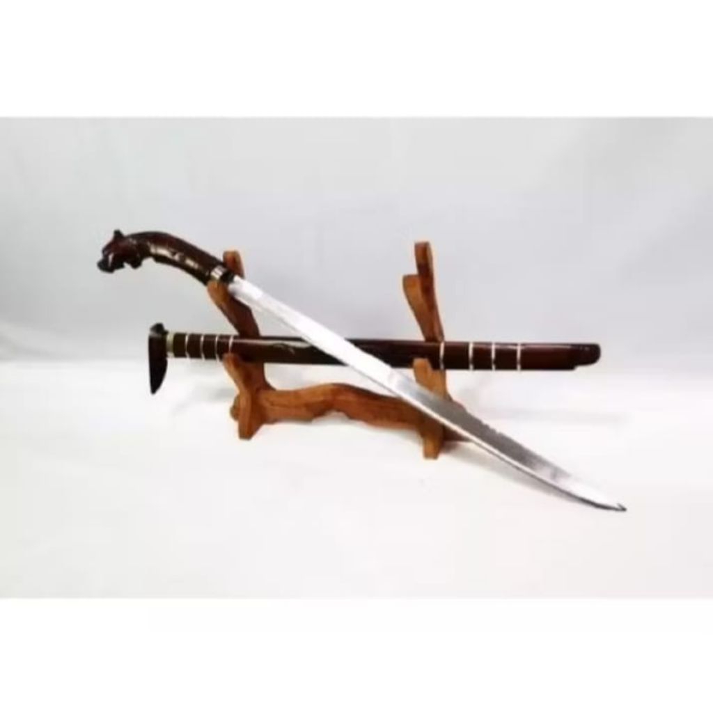 Golok Mandau Serbaguna Baja Per Asli Tajam, 40cm Fulltang