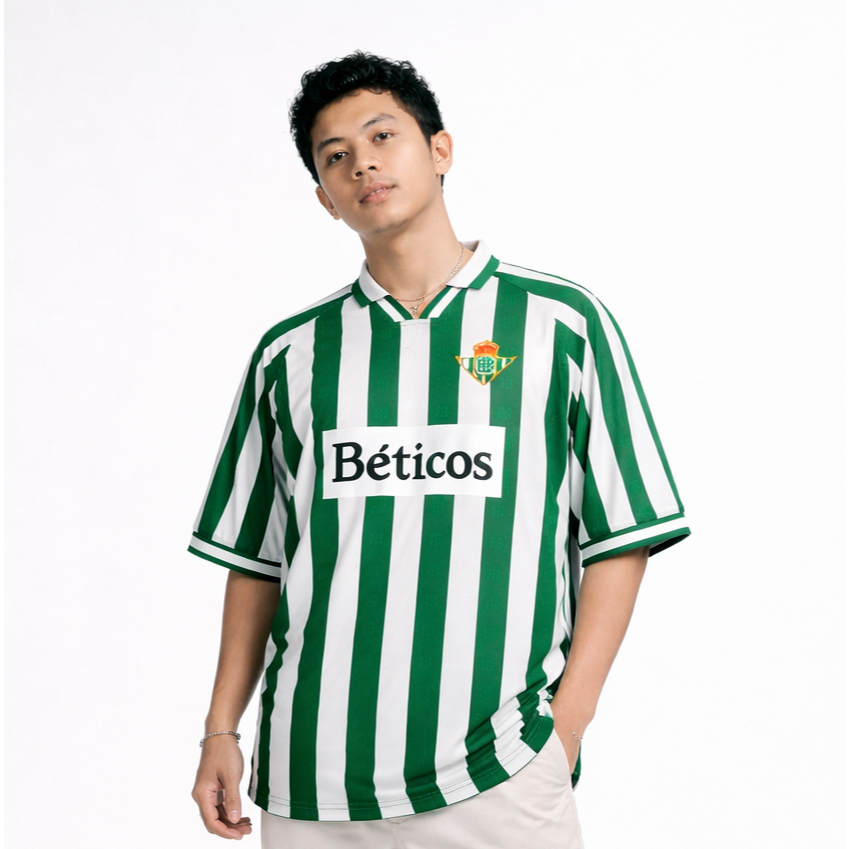 Jersey Fantasy Vintage REAL BETIS Oversize Gratis Custom Nameset