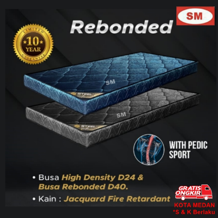 TILAM BUSA STEEL REBONDED - STEEL FOAM - KASUR BUSA 200/190