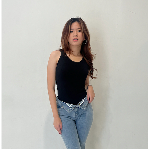 [Lolabae] JULIA Bodysuit Wanita | Atasan Bodysuit Wanita | Tank Top Bodysuit