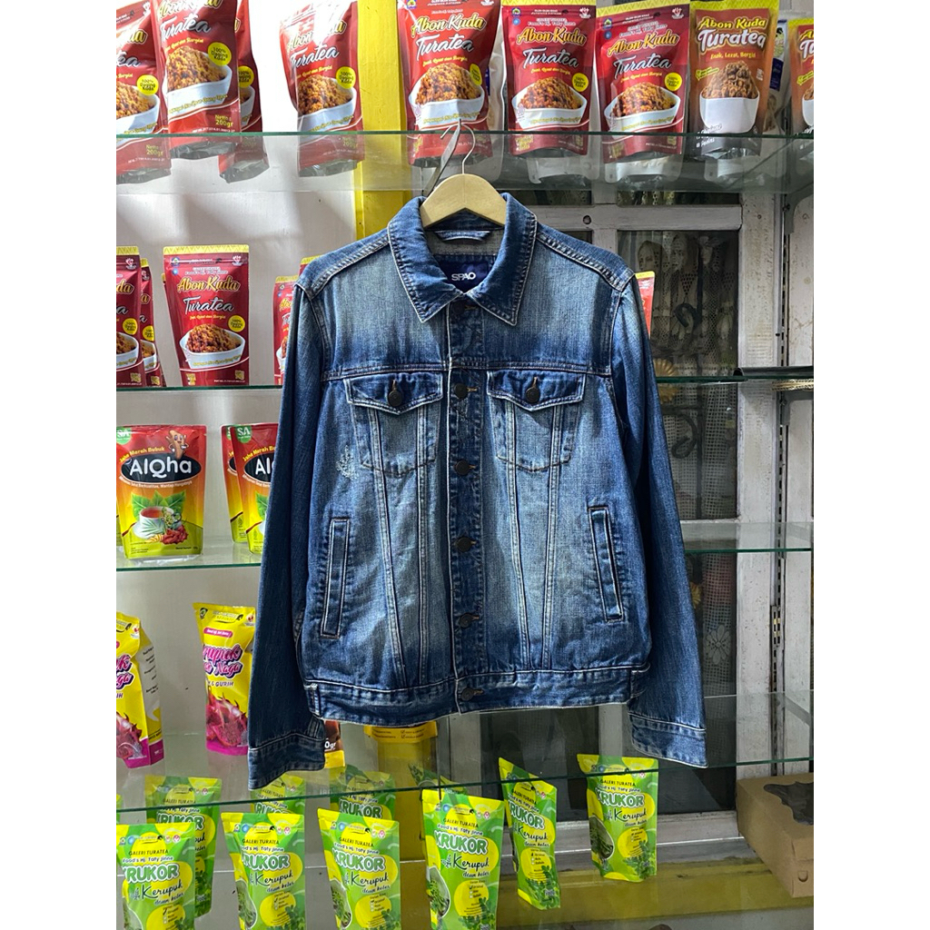 Trucker Jacket / Jacket Denim By SPAO