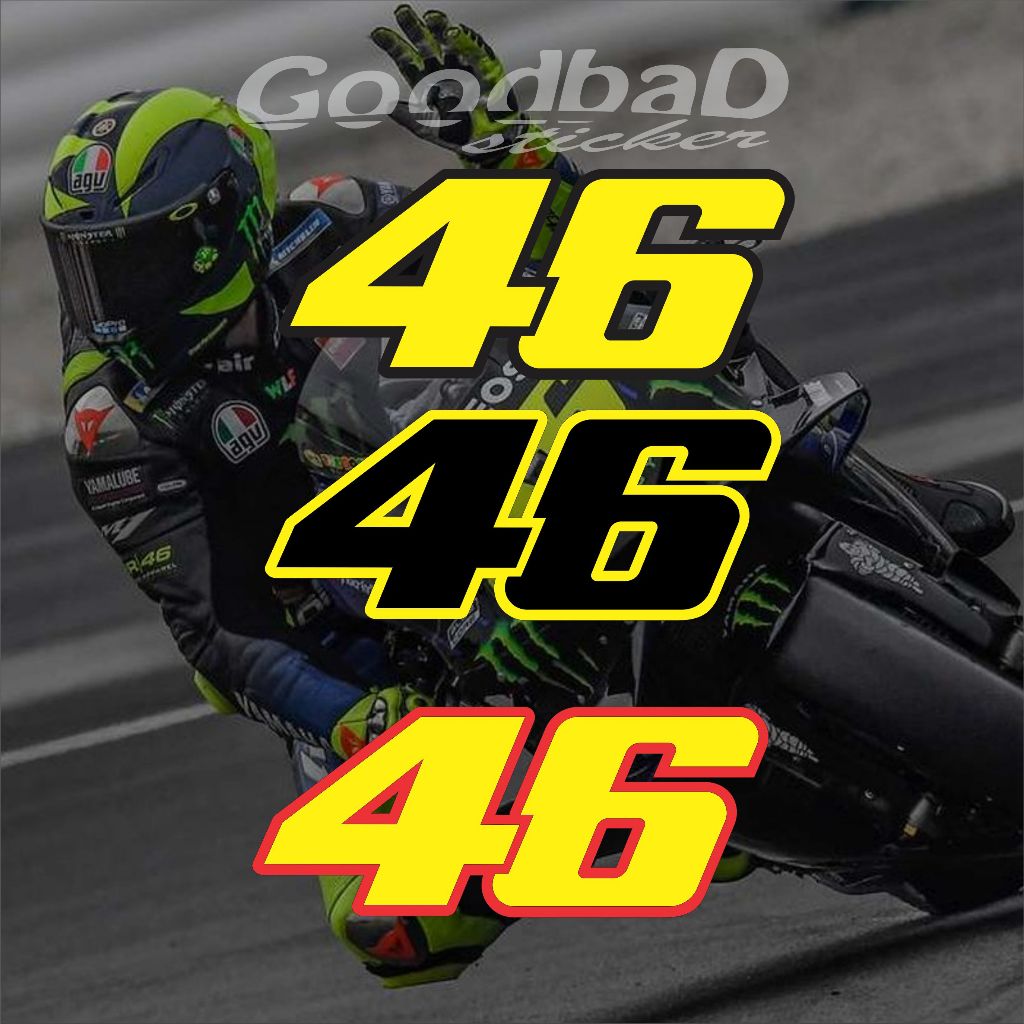 STICKER CUTTING ROSSI 46
