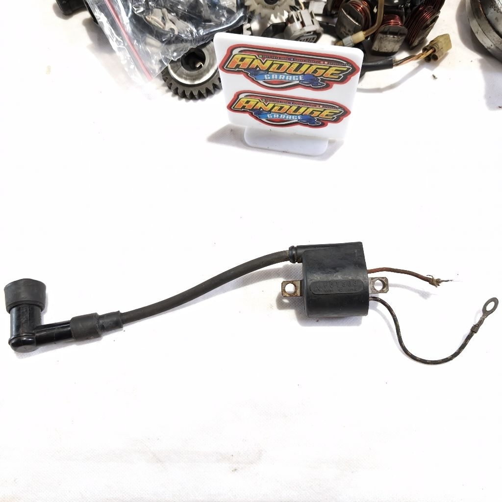 coil Ignition coil pengapian F6T563 Made in japan Yamaha yz 125 YZ125 tahun tua old oryginal second 