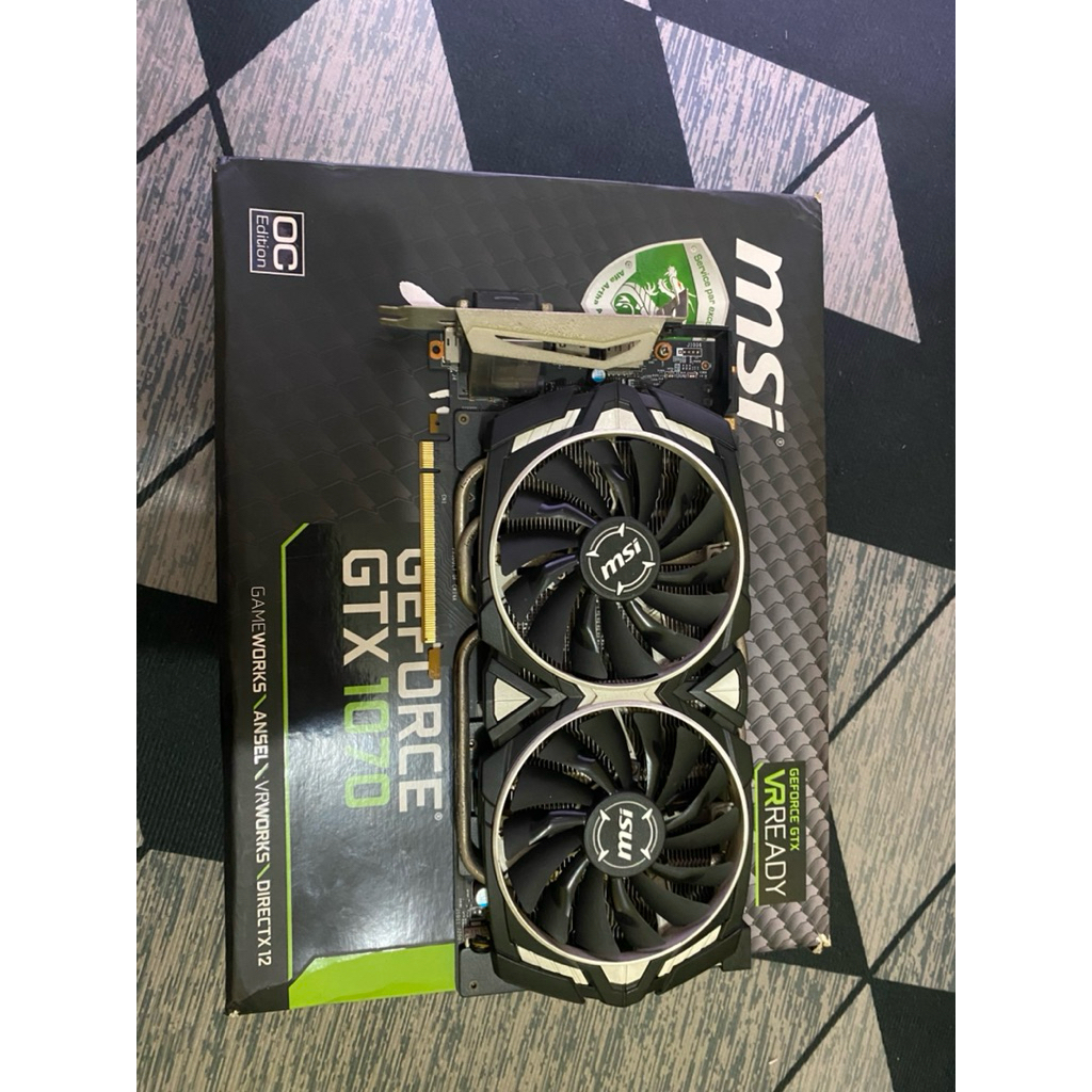 VGA GTX 1070 8gb msi second