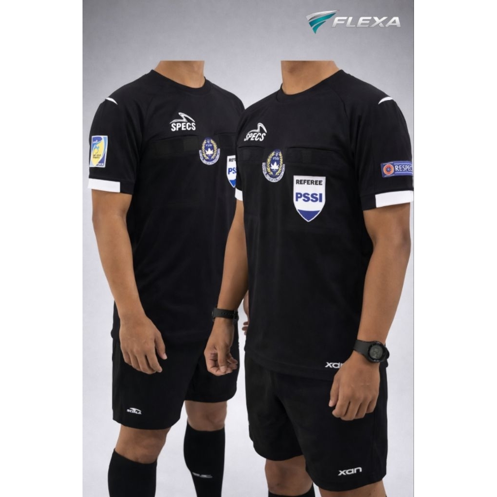 baju wasit specs 2020 full logo (pssi-fair play-respec-referee pssi