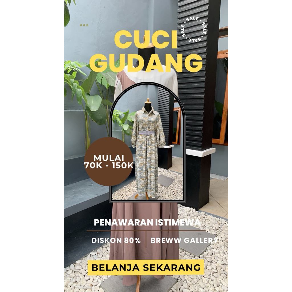 CUCI GUDANG MURAH MERIAH GAMIS & MUKENA