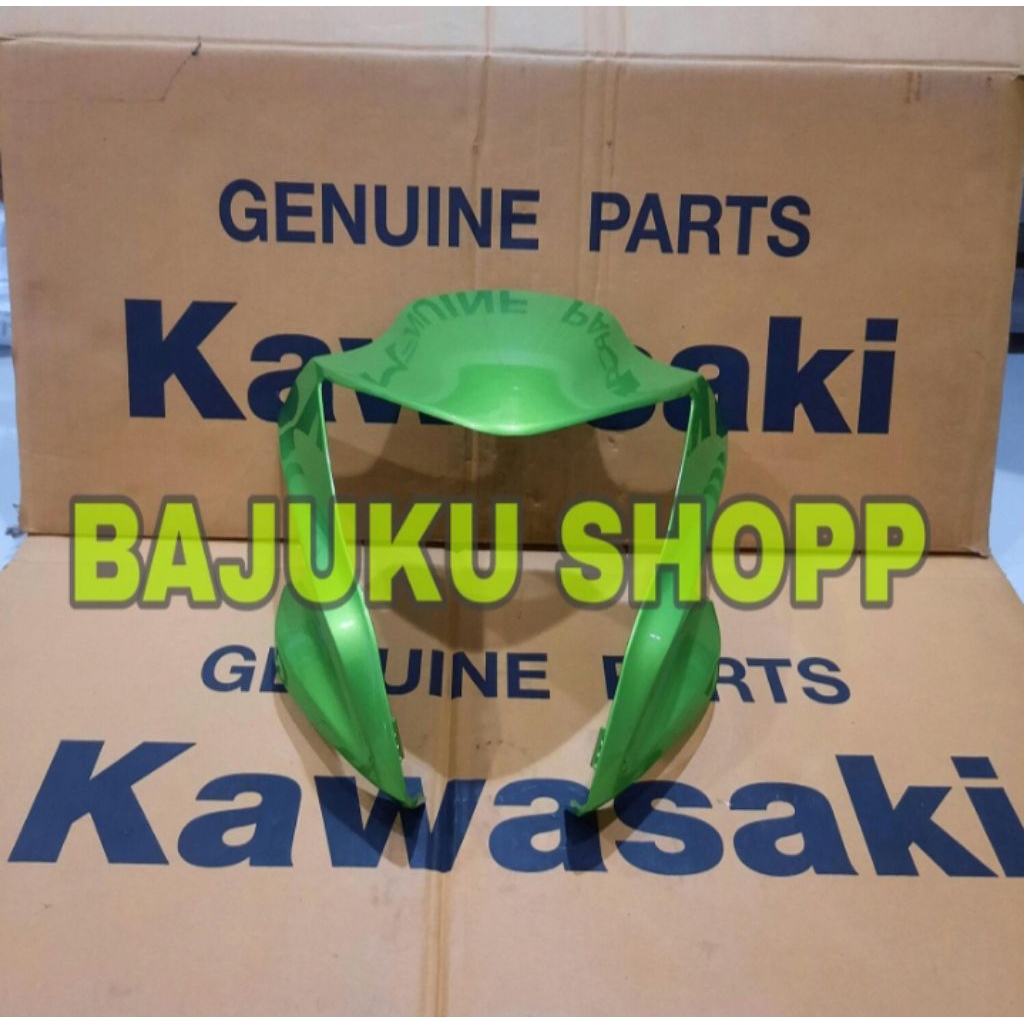 COVER BATOK LAMPU DEPAN ER6 ER6N HIJAU