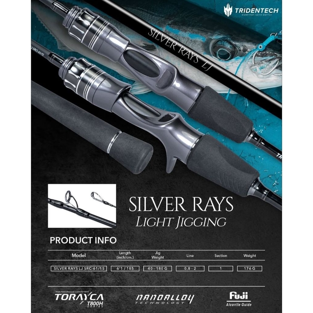 Joran TRIDENTECH SILVER RAYS LIGHT JIGGING