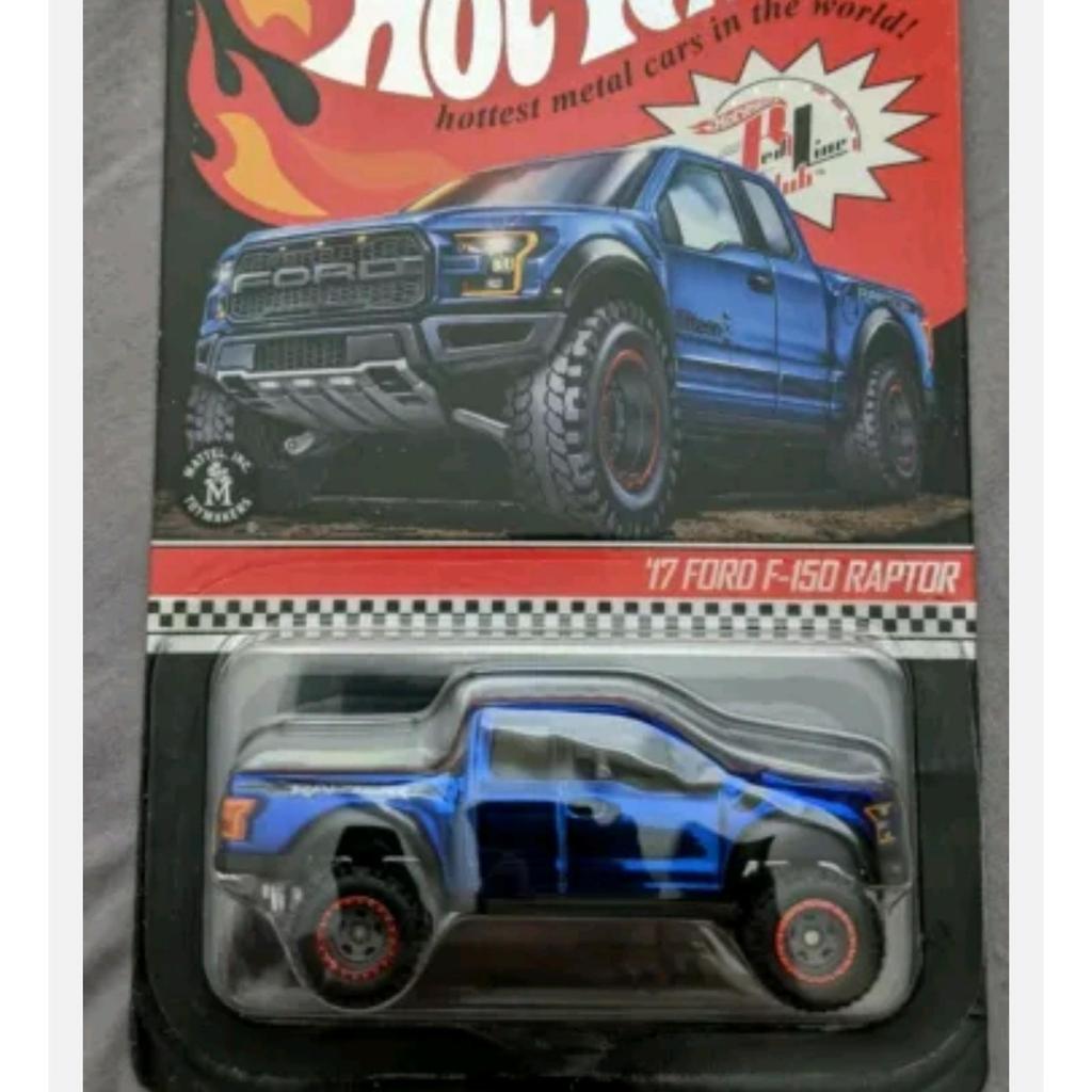 Hot Wheels RLC 17 Ford Raptor F150 F-150 Blue Biru
