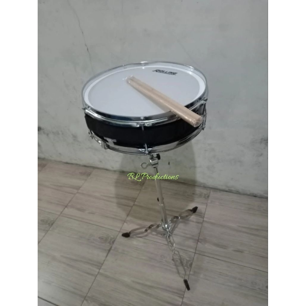 Stand Snare Drum Lipat Stenless Stand Drum Tentara Stand Snare Drum Piccolo