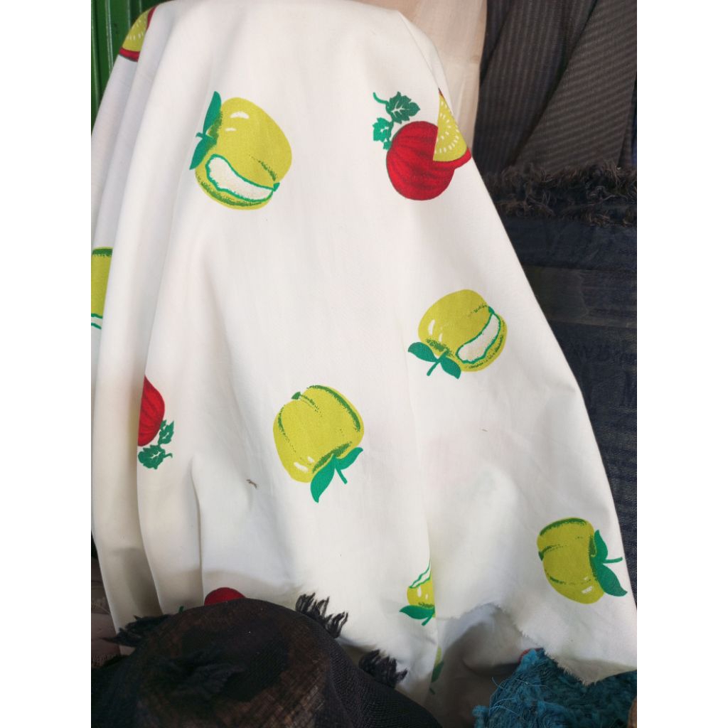 kain katun poplin printing