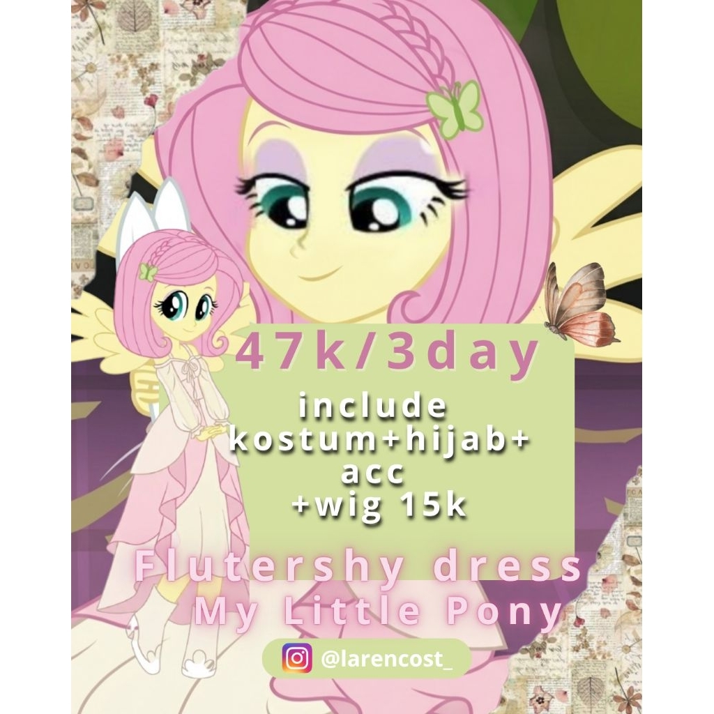 rental Costume flutershy