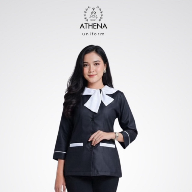 Atasan Baju Seragam Suster/Seragam nanny/ SERAGAM ART/ SERAGAM KLINIK/ SERAGAM RUMAH SAKIT/ SERAGAM 