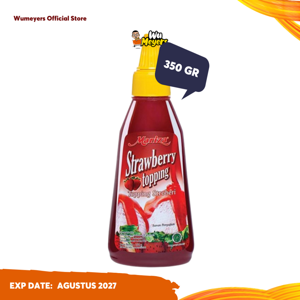 Mariza Topping Strawberry - Selai Toping Buah Strawberry 350gr