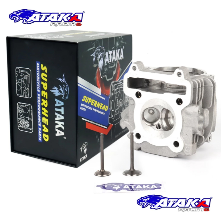 HEAD ATAKA RACING MIO 30 26 BLOK HEAD CYLINDER SILINDER SOUL MIO SPORTY 30/26 ATAKA RACING