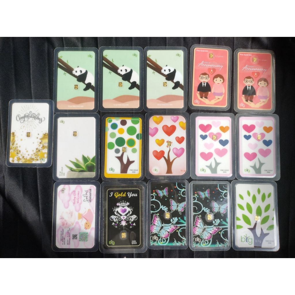 emas mini big  0,1gram/0,1gr fine gold 999