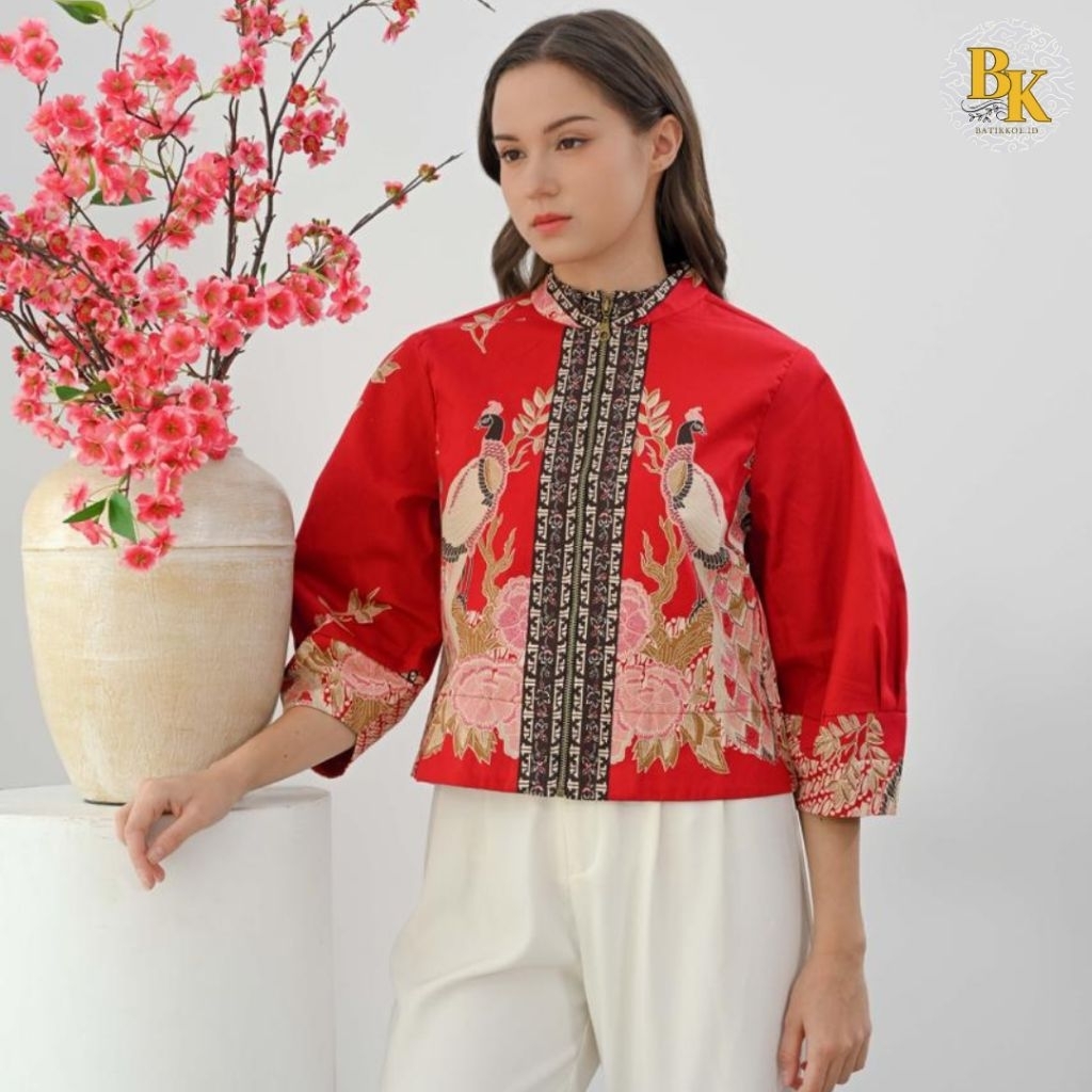 Outer Batik 135 DEX/ Luaran Batik / Jaket Bomber Batik Modern