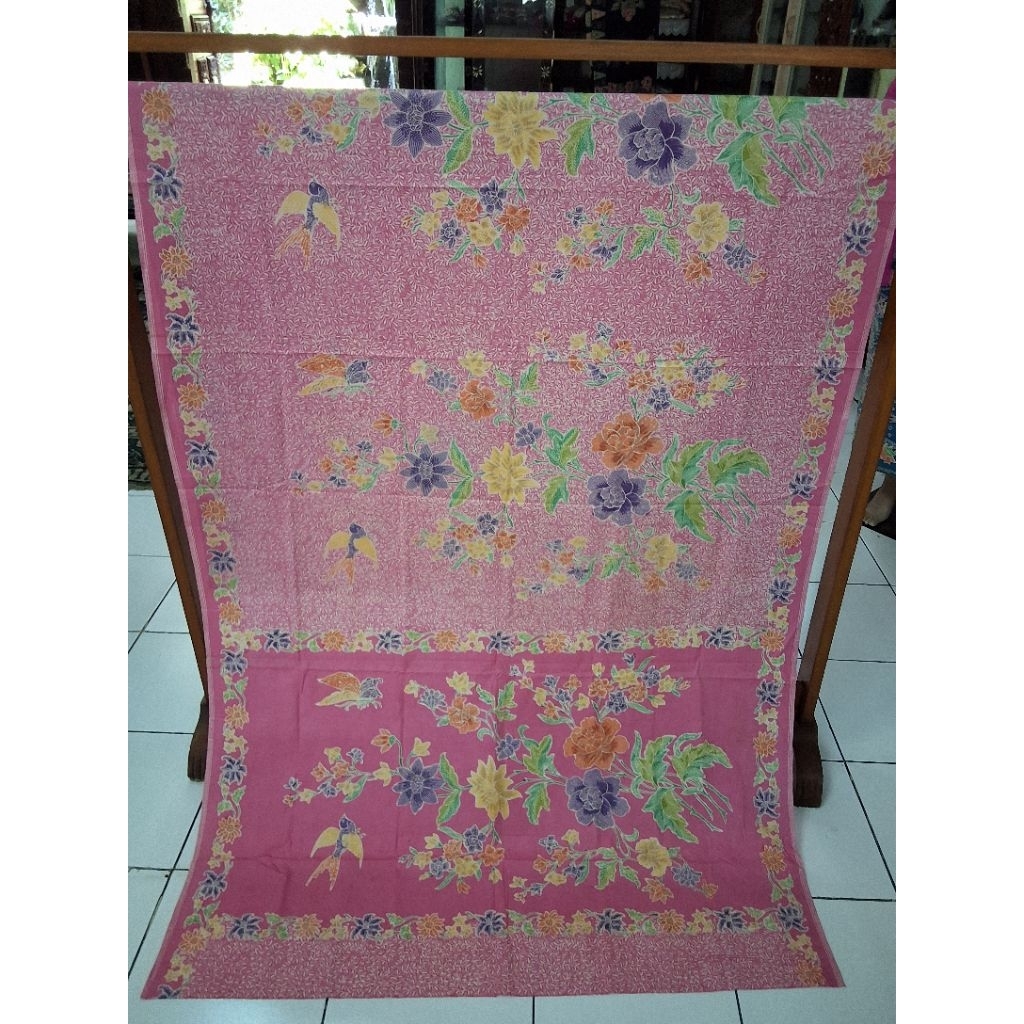 Kain Batik Encim Buket/Kain Buketan Encim/Batik Buketan/Kain Batik Encim Bunga/Kain Buketan Peranaka