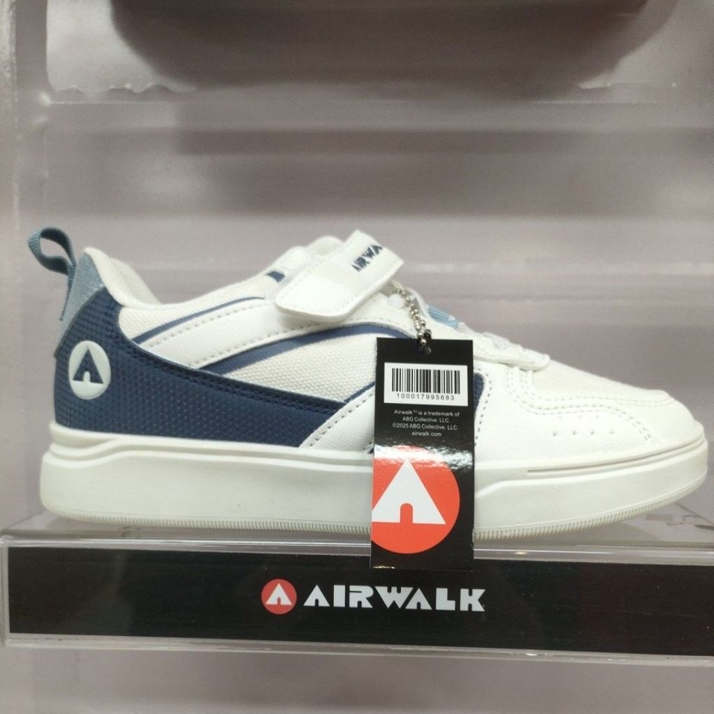 AIRWALK ELMAR JR XF250810W SEPATU KASUAL PRIA/WANITA /UNISEX _WHITE BLUE