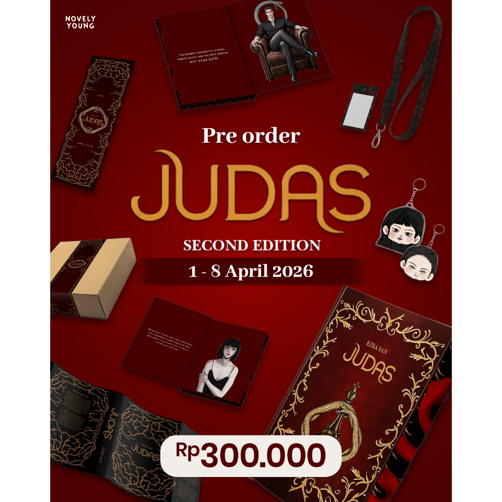 Novel Judas - Ezra San - Gratis Biaya Packing
