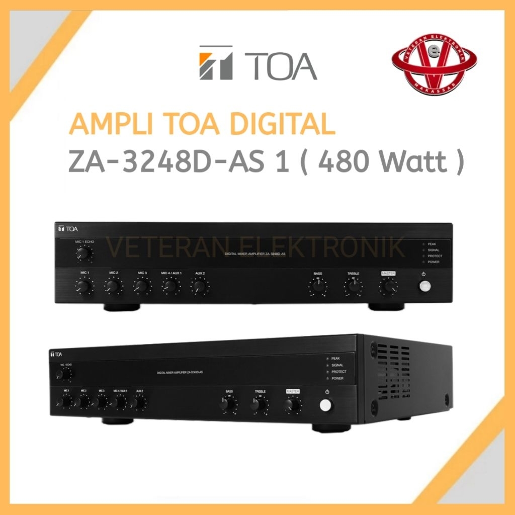Digital Amplifier TOA ZA-3248D-AS 1 (480watt)