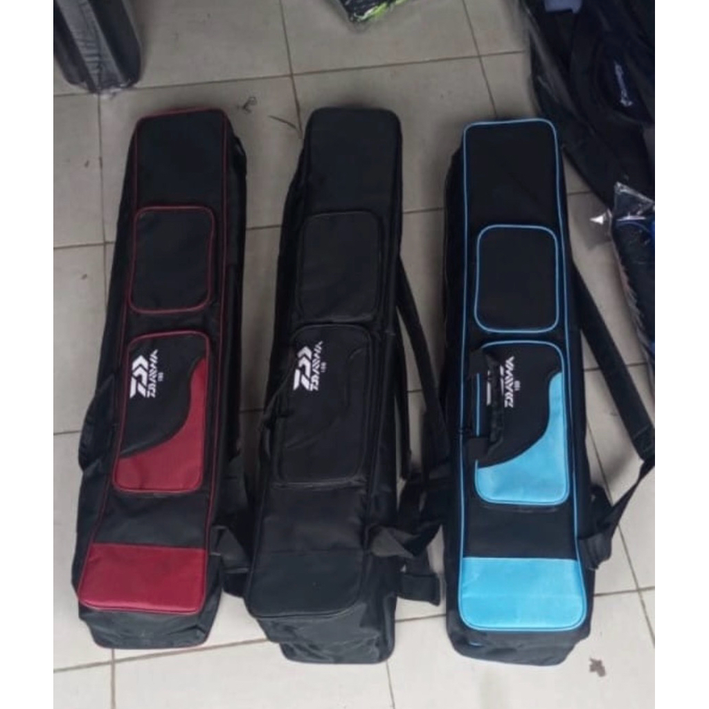 Tas pancing daiwa double sleting 100cm 120cm