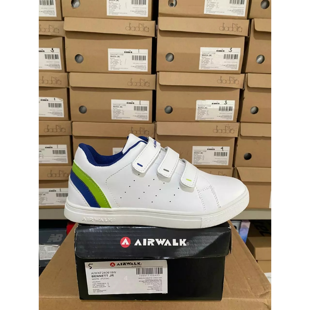 Airwalk Bennett Jr White Kids Shoes Airwalk Original