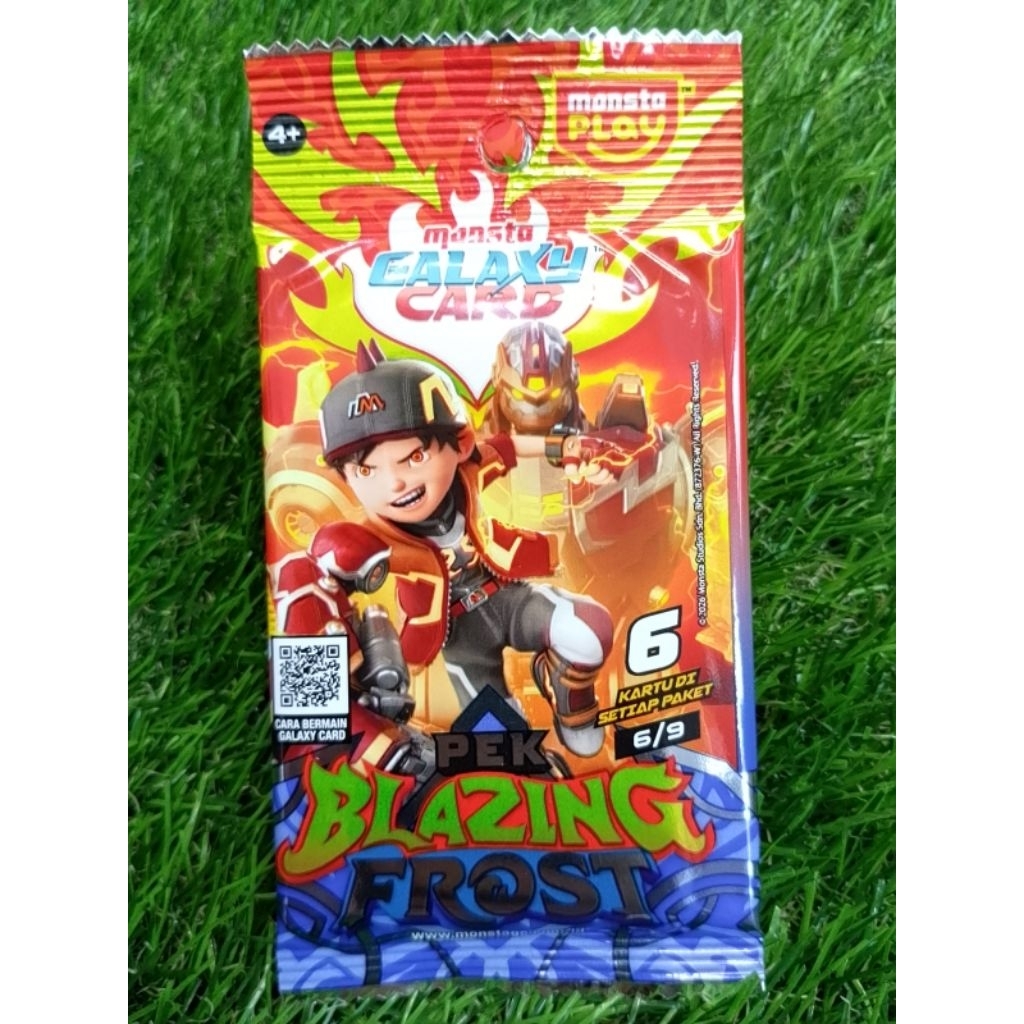 Monsta Galaxy Card Pek Blazing Frost 6/9 Boboiboy Indonesia Mecha Gentar