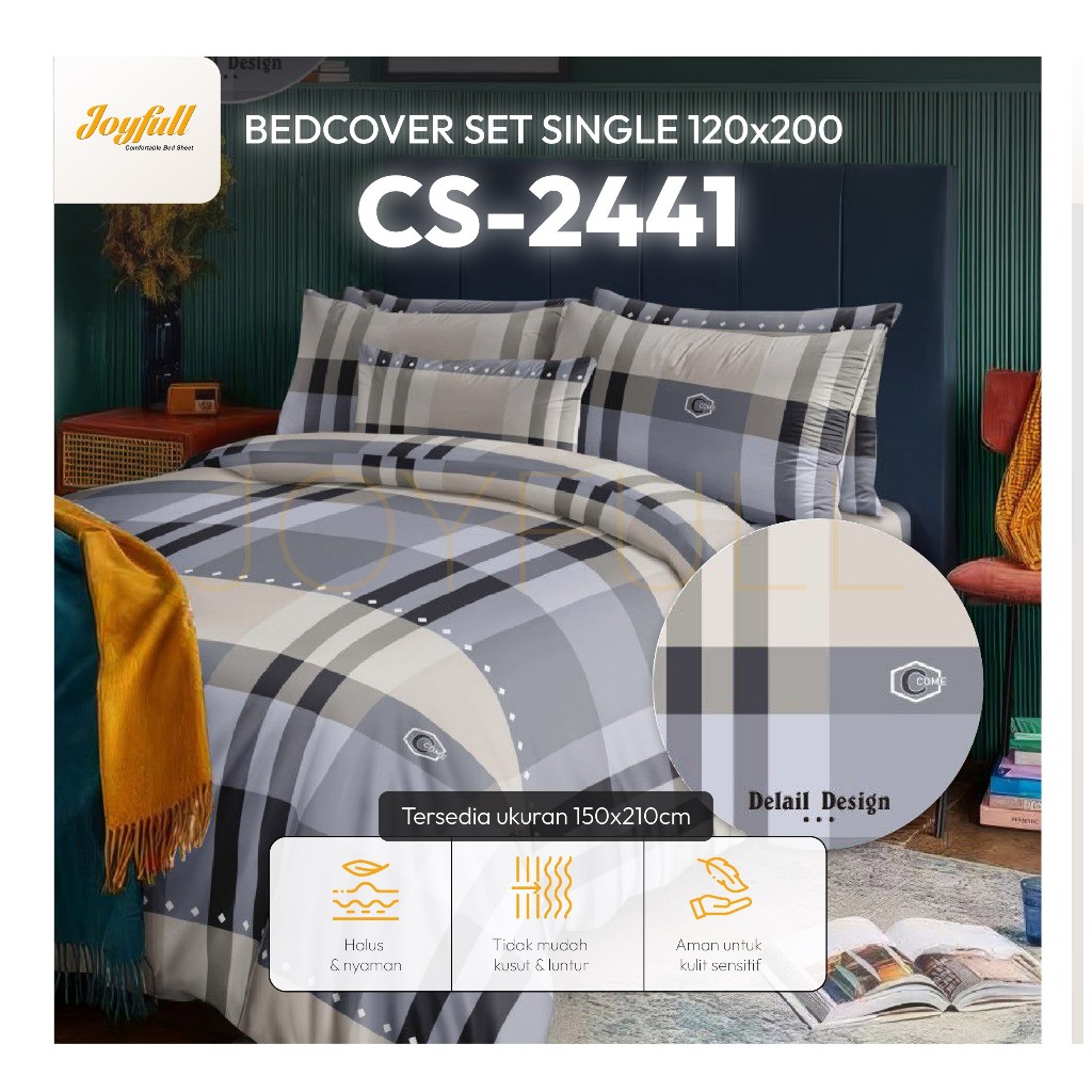 Joyfull Bedcover Set Single  120x200 – CS-2441