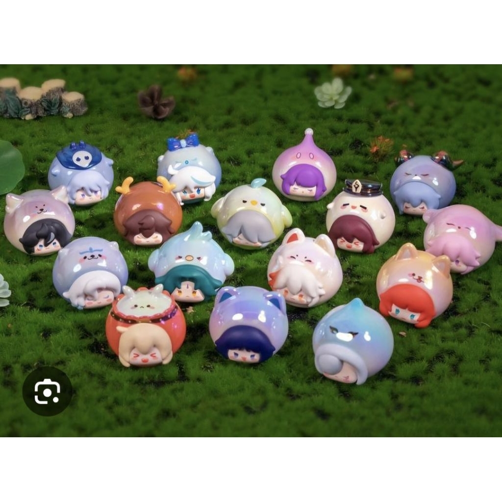 Action Figure Genshin Impact Mini Cute Cubs Party